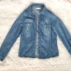 Denim Button Down Shirt